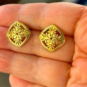 SOLD! Vintage 14k Hawaiian Quilt (Ulu) Bread Fruit 14mm